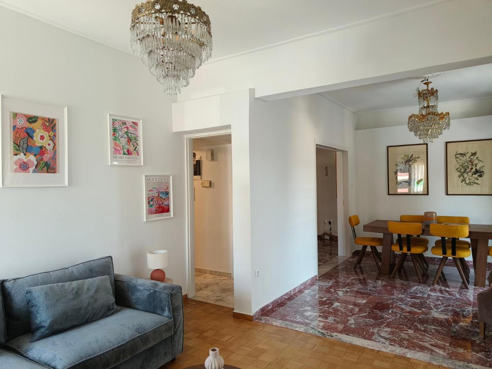 Stylish Artistic Flat With View, Three Min To Metro Atenas Exterior foto